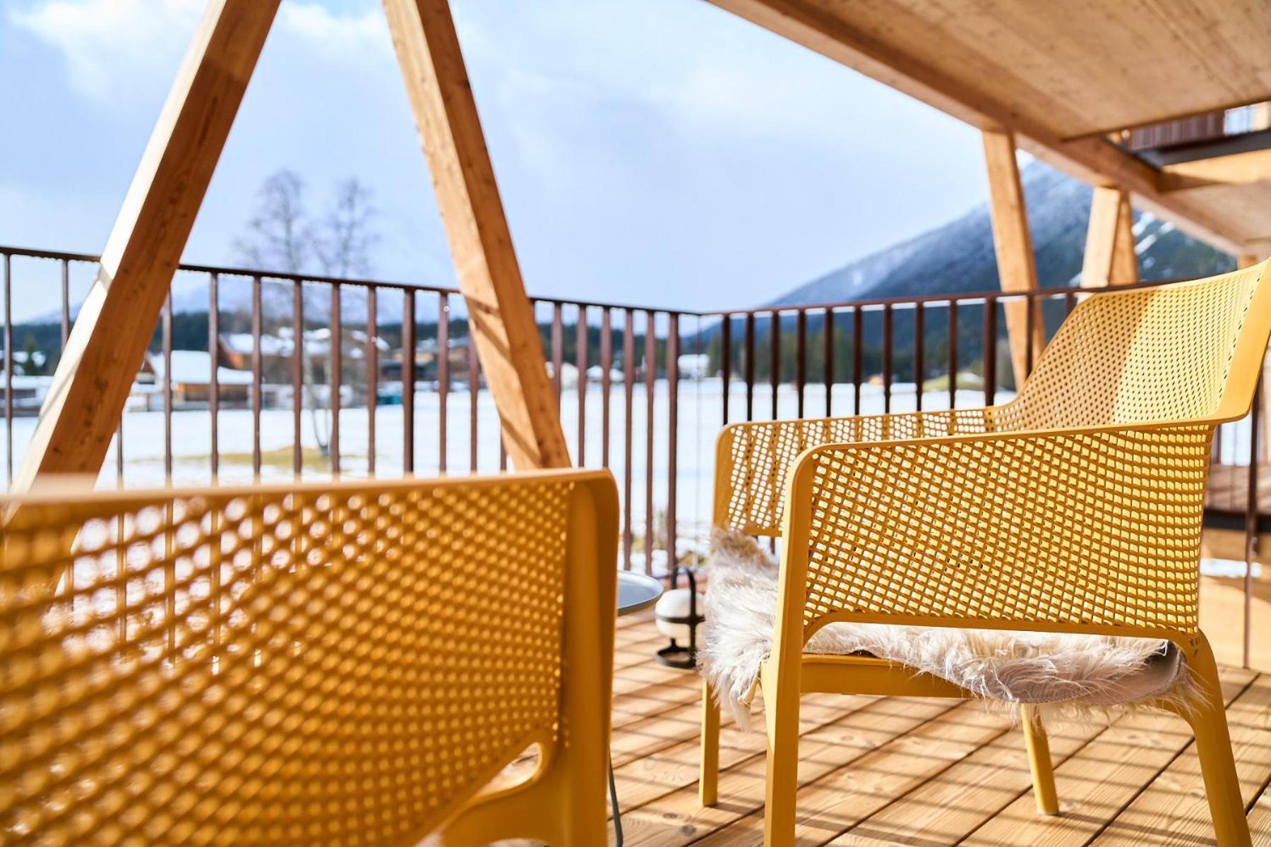 Bei Moser - Boutique Apartments Leutasch Eksteriør bilde